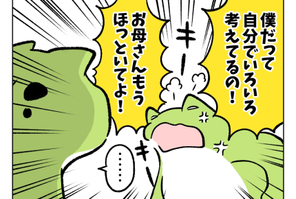 <ムズカシイお年頃>本当は口出ししたくないのよ【ママと愉快な子どもたち第186話】#4コマ母道場